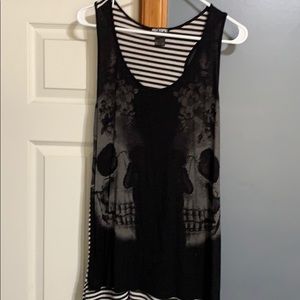 Skull tank top